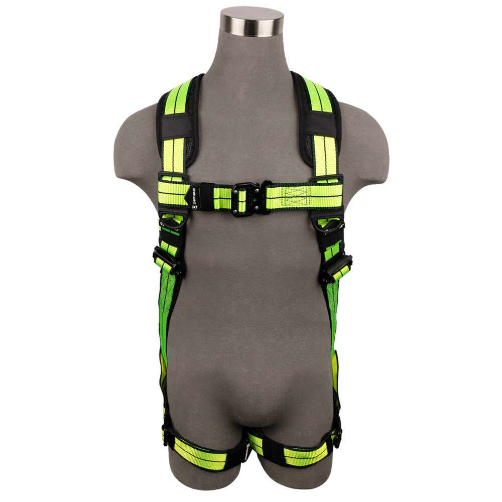 PRO+ Full Body Harness: 1D, QC Chest/Legs Safewaze