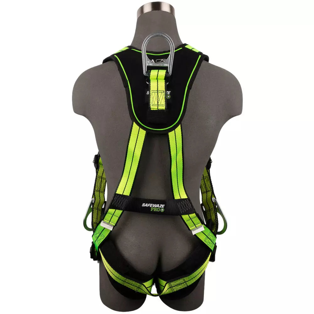 PRO+ Full Body Harness: 3D, QC Chest, TB Legs Safewaze