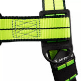 PRO+ Full Body Harness: 3D, QC Chest/Legs Safewaze