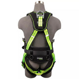 PRO+ Construction Harness: 3D, QC Chest, TB Legs Safewaze