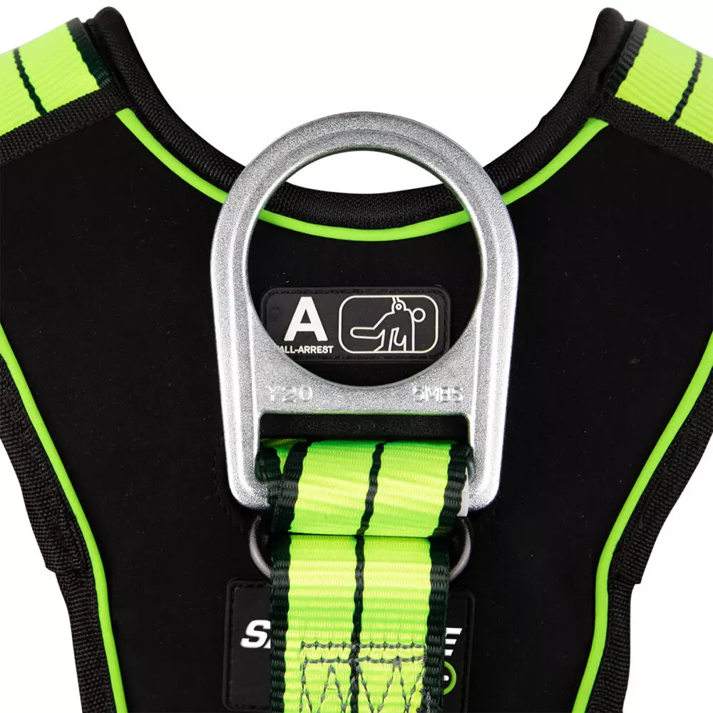 PRO+ Construction Harness: 3D, QC Chest, TB Legs Safewaze