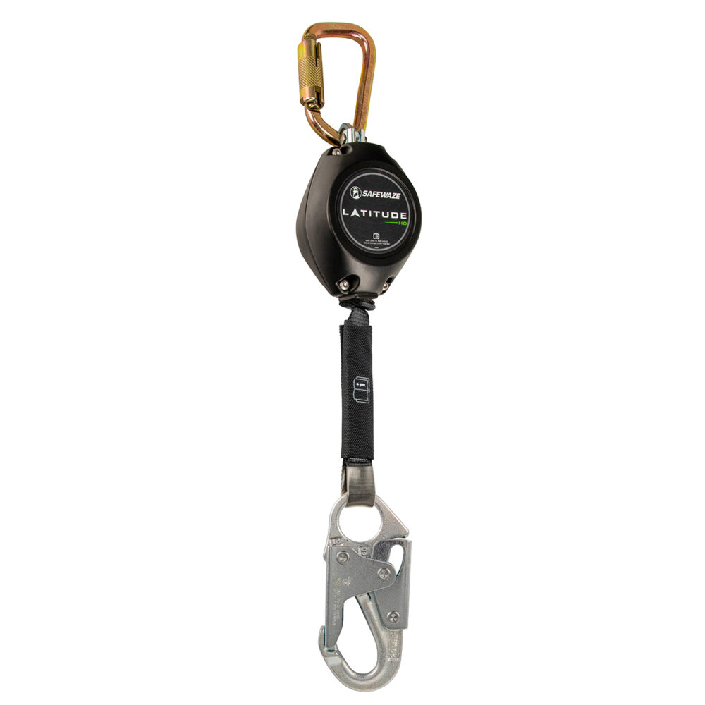 Latitude HD 7′ Single Web SRL-P: Carabiner, Hook FS-FSP1407-W Safewaze Snap