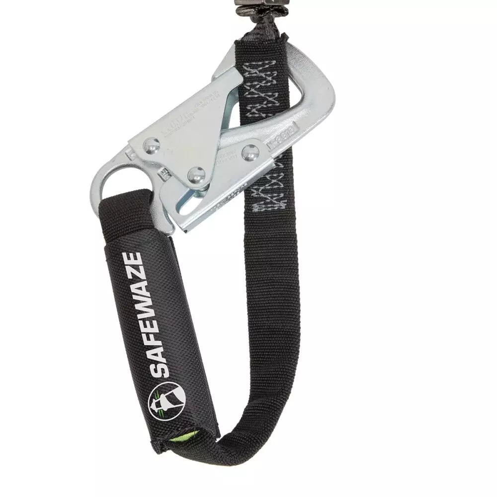 Latitude HD 7′ Single Web SRL-P: Carabiner, 20″ Tie-Back, Tie-Back Snap Hook Safewaze