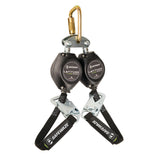 Latitude HD 7′ Dual Web SRL-P: FS-EX313, Carabiner, 20″ Tie-back, Tie-Back Snap Hooks Safewaze