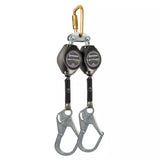 Latitude HD 7' Dual Web SRL-P: FS-EX313, Carabiner, Hooks FS-FSP14085-W-RBH Safewaze Rebar
