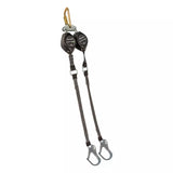 Latitude HD 9' Dual Web SRL-P: FS-EX313, Carabiner, Hooks FS-FSP1409-W-DL-RBH Safewaze Rebar