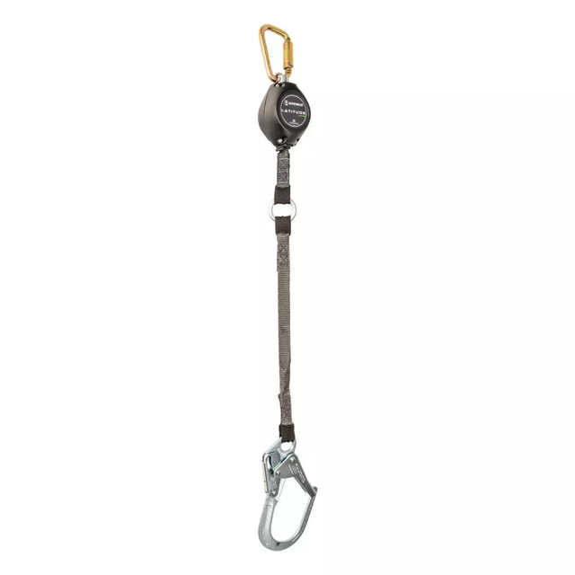 Latitude HD 9' Single Web SRL-P: Carabiner, Hook FS-FSP1409-W-RBH Safewaze Rebar