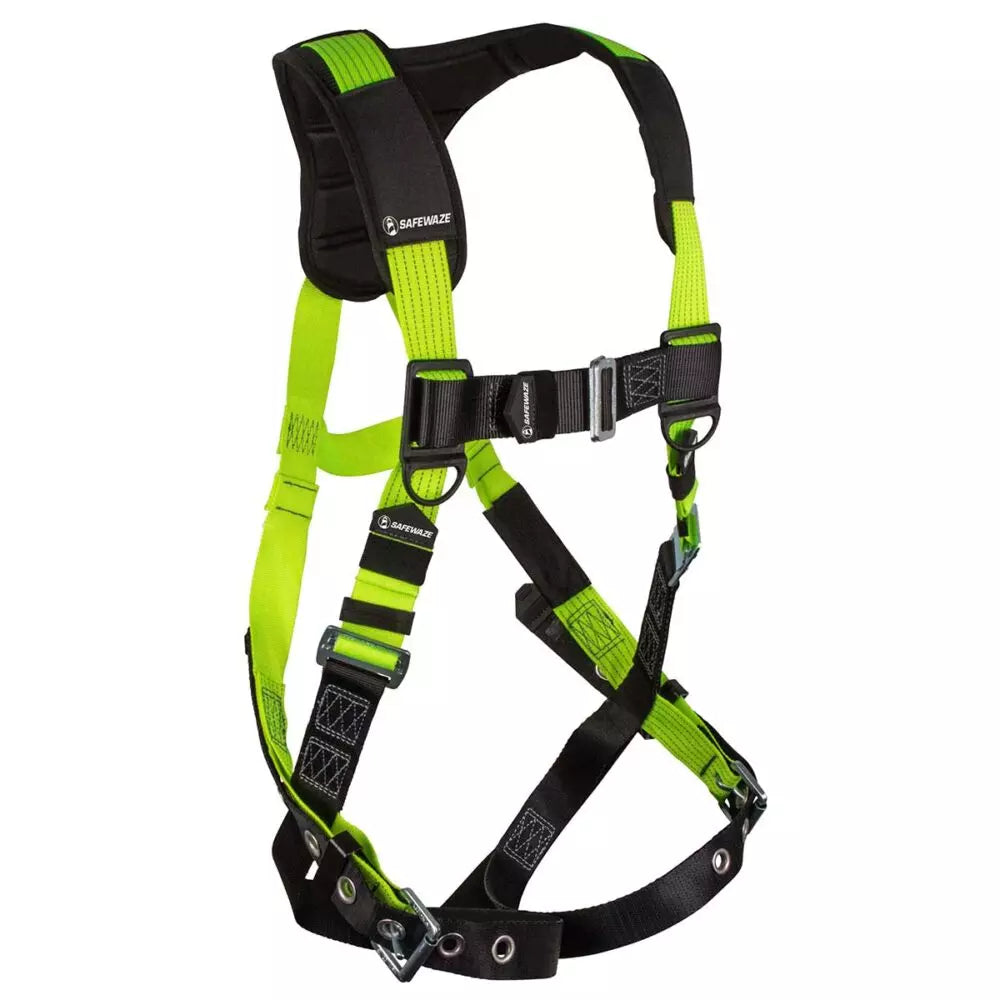 Reflective Full Body Harness: 1D, MB Chest, TB Legs Safewaze