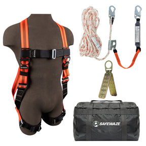 V-Line Bag Roof Kit: FS99280-E Harness, 018-7005 VLL, FS870 Anchor, FS8175 Bag Safewaze