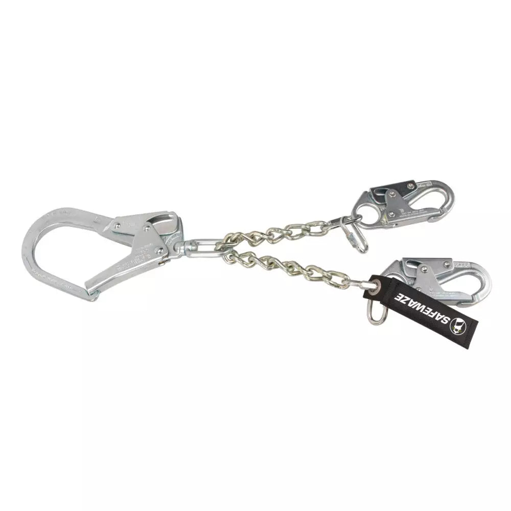 26″ Chain Assembly: Adjustable, Swivel Rebar Hook Safewaze