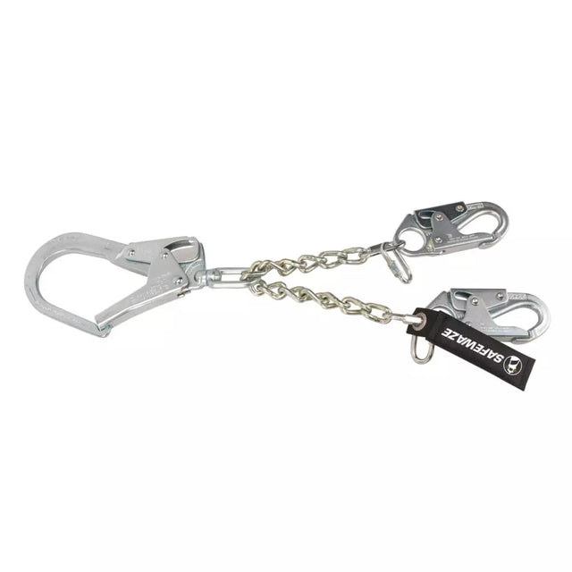 26″ Chain Assembly: Adjustable, Swivel Rebar Hook Safewaze