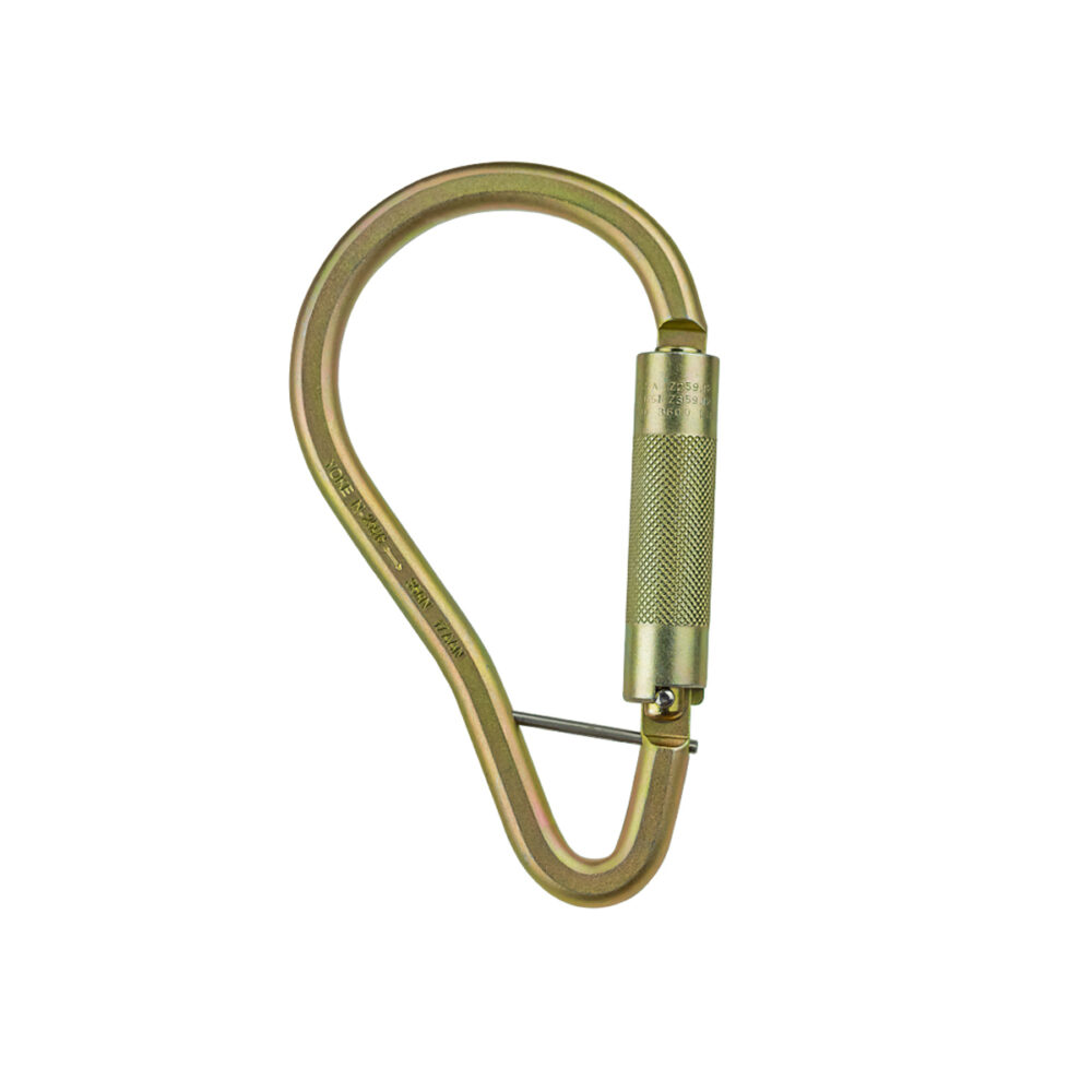 Steel Boa Carabiner w/captive pin Safewaze