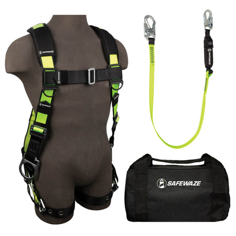 PRO Bag Combo: FS285 Harness, FS560 Lanyard, FS8125 Bag Safewaze