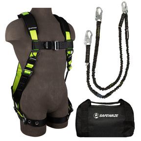 PRO Bag Combo: FS185 Harness, FS581 Lanyard, FS8125 Bag Safewaze