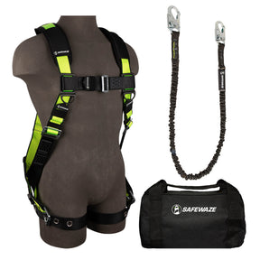 PRO Bag Combo: FS185 Harness, FS580 Lanyard, FS8125 Bag Safewaze