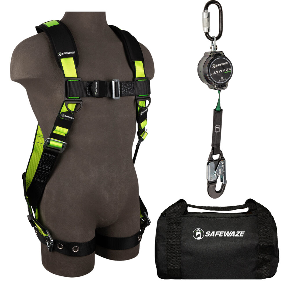 PRO Bag Combo: FS185 Harness, 018-5009 SRL, FS8125 Bag Safewaze
