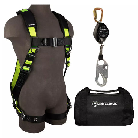 PRO Bag Combo: FS185 Harness, FS-FSP1407-W SRL, FS8125 Bag Safewaze