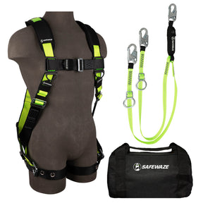 PRO Bag Combo: FS185 Harness, FS456 Lanyard, FS8125 Bag Safewaze