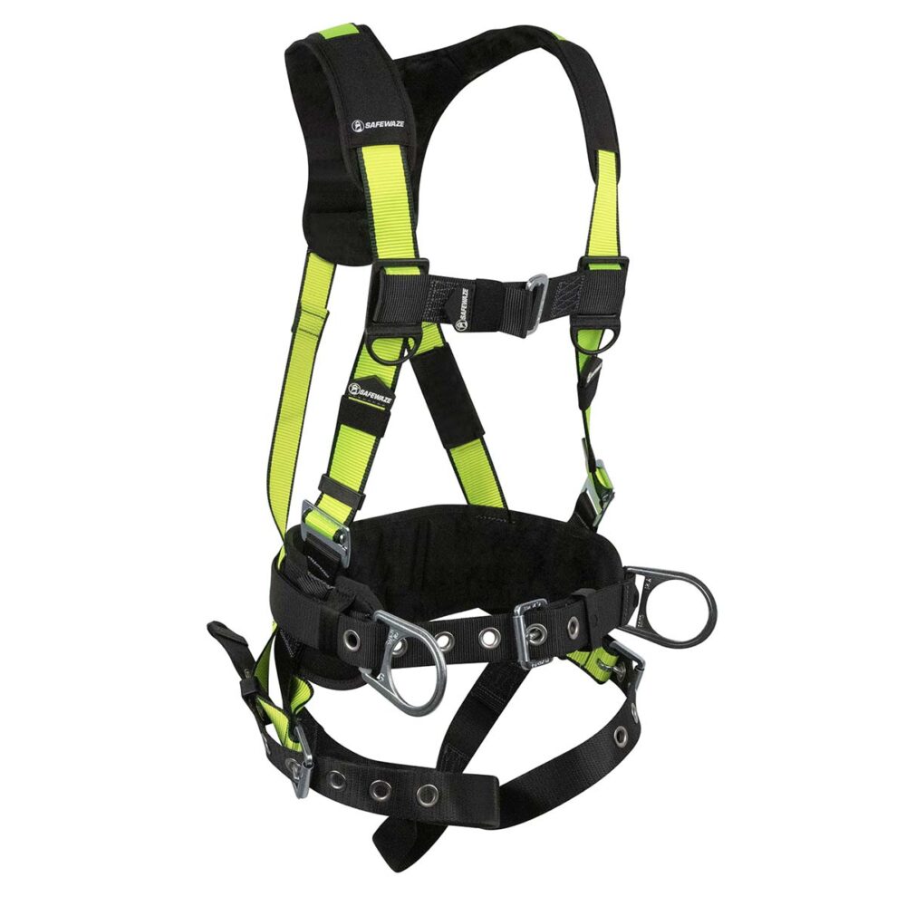 PRO Construction Harness: 3D, MB Chest, TB Legs Safewaze