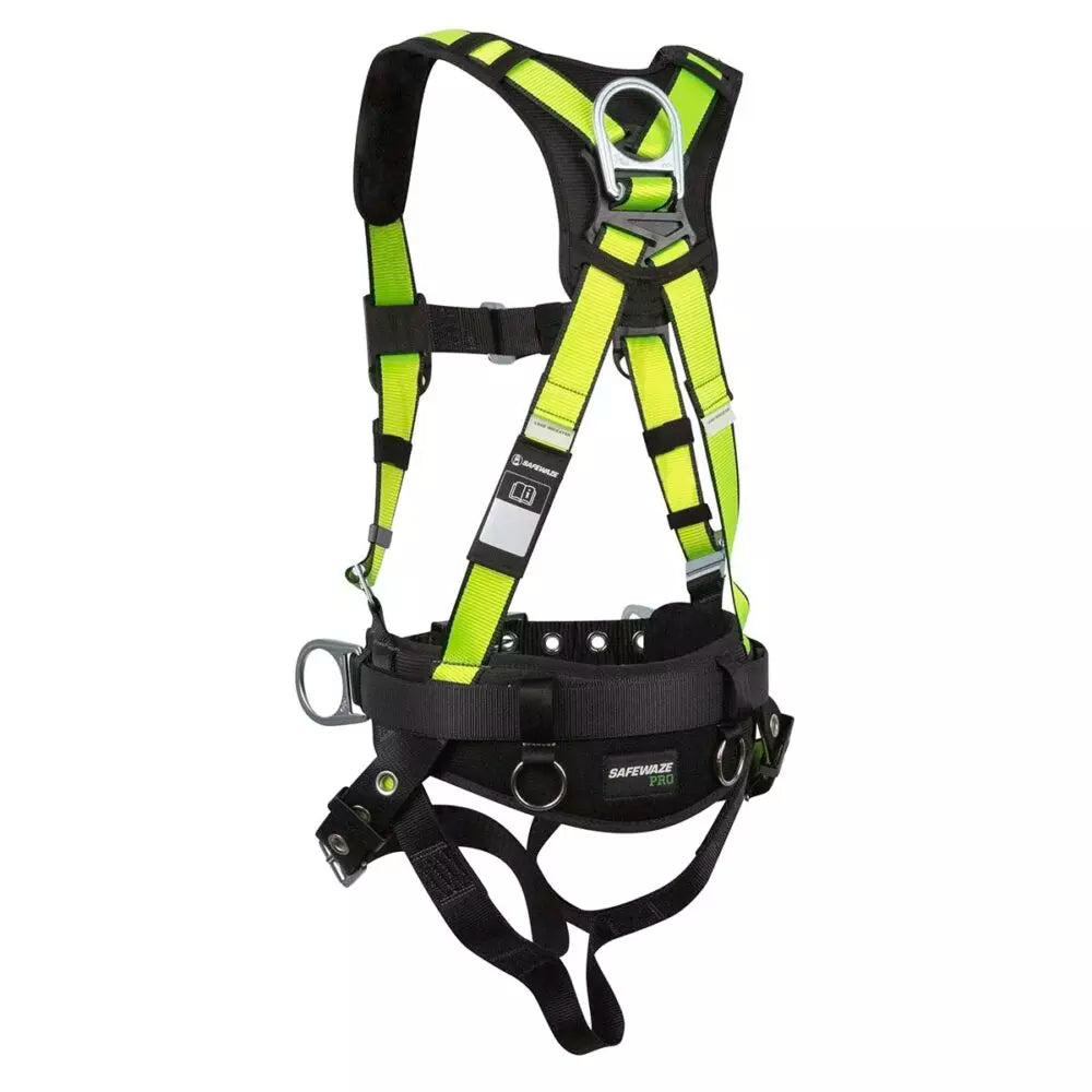 PRO Construction Harness: 3D, MB Chest, TB Legs Safewaze