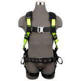 PRO Construction Harness: 3D, QC Chest, TB Legs Safewaze