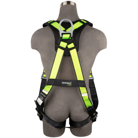 PRO Full Body Harness: 1D, MB Chest, FD, TB Legs Safewaze