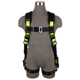 PRO Full Body Harness: 1D, MB Chest, TB Legs Safewaze