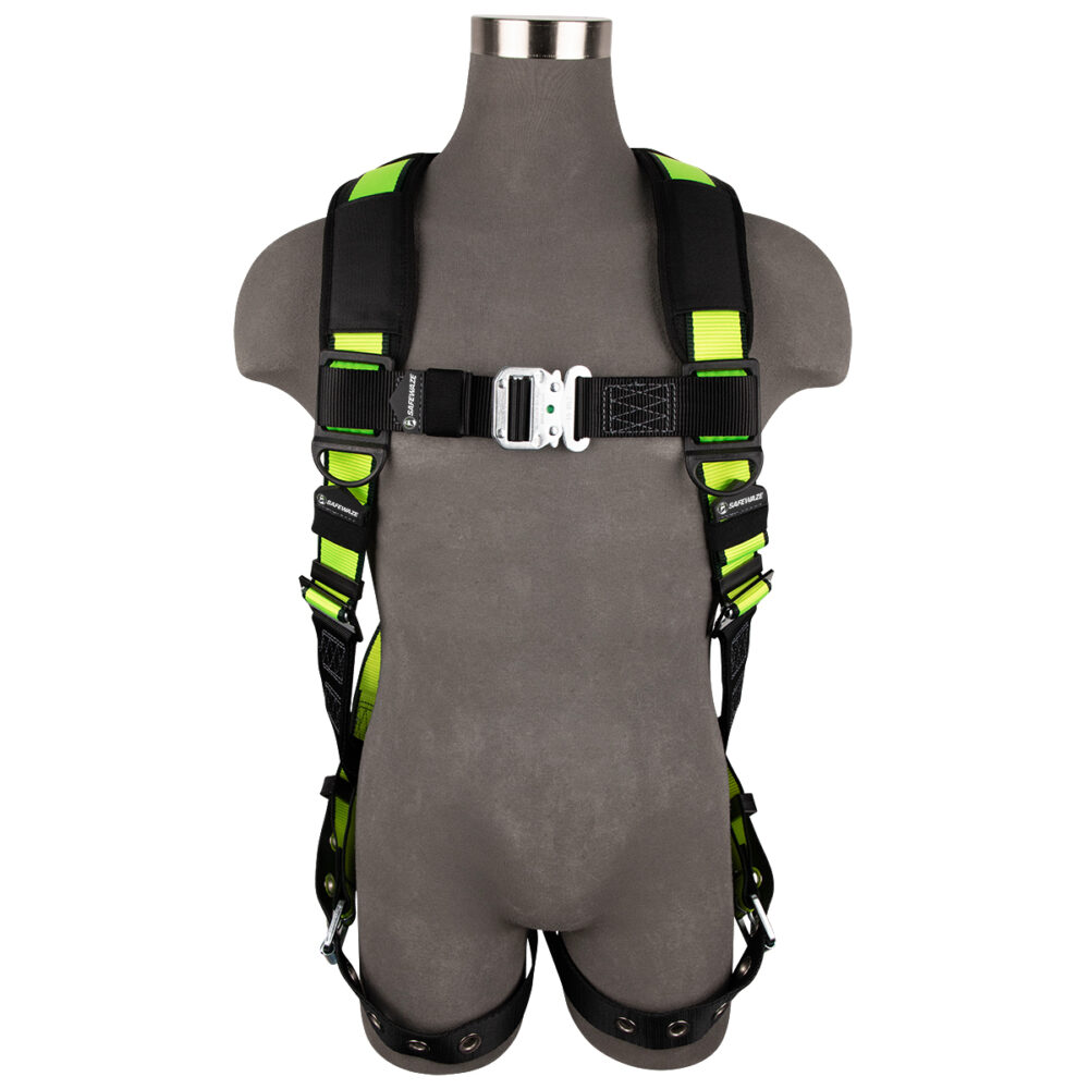 PRO Full Body Harness: 1D, QC Chest, TB Legs Safewaze