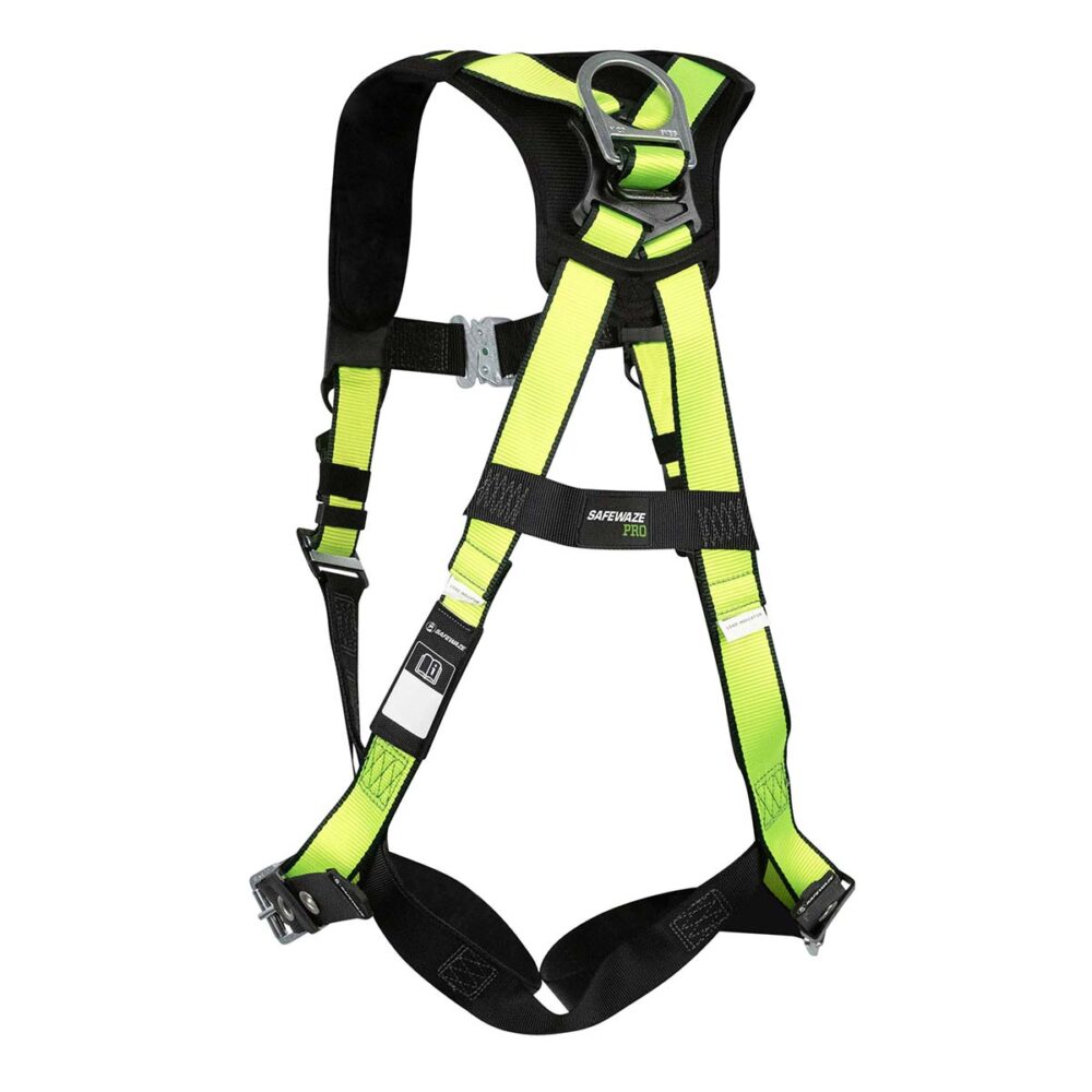 PRO Full Body Harness: 1D, QC Chest, TB Legs Safewaze