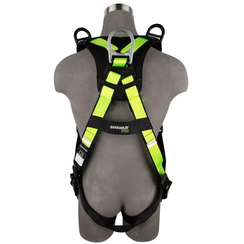 PRO Full Body Retrieval Harness: 1D, Shoulder D, MB Chest, TB Legs Safewaze