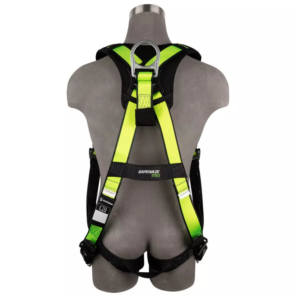 PRO Full Body Harness: 1D, Dorsal Link, MB Chest, TB Legs Safewaze