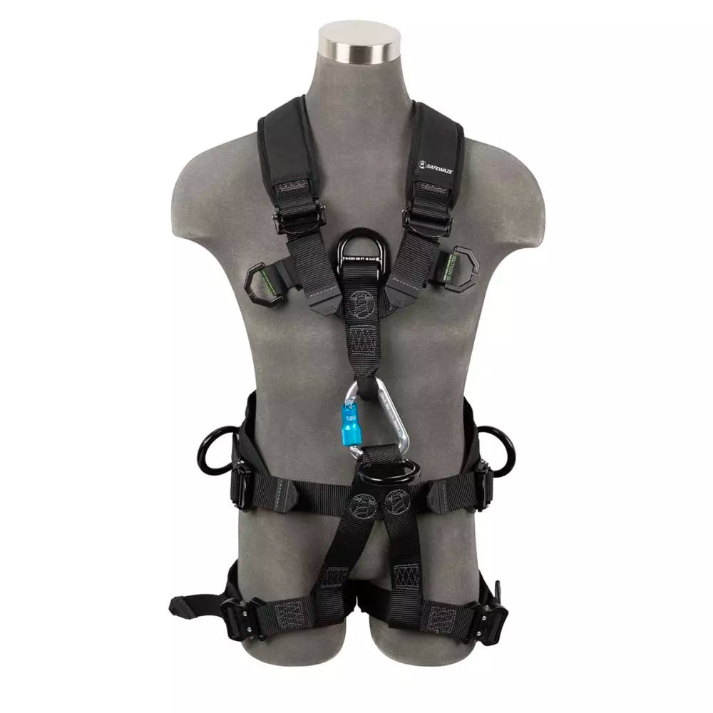 Wind & Tower Harness: Alu 5D, Alu QC Legs Safewaze
