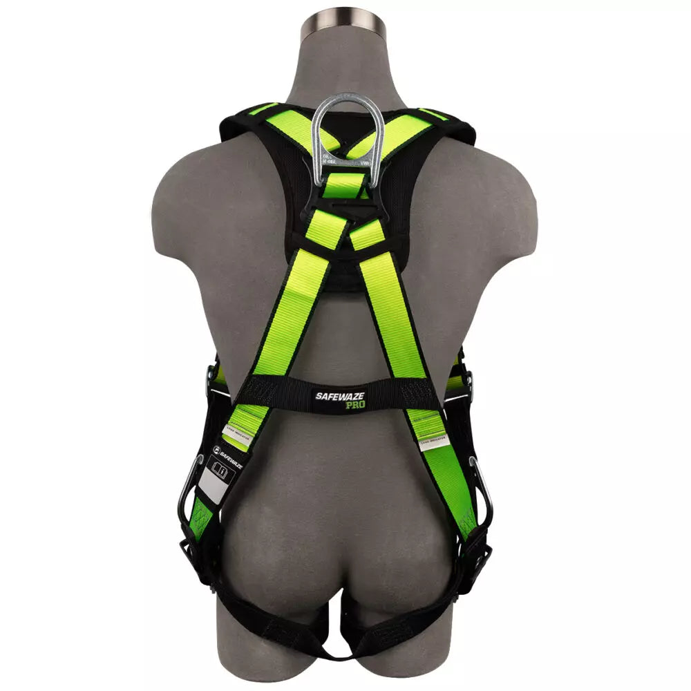PRO Full Body Harness: 3D, QC Chest, TB Legs Safewaze
