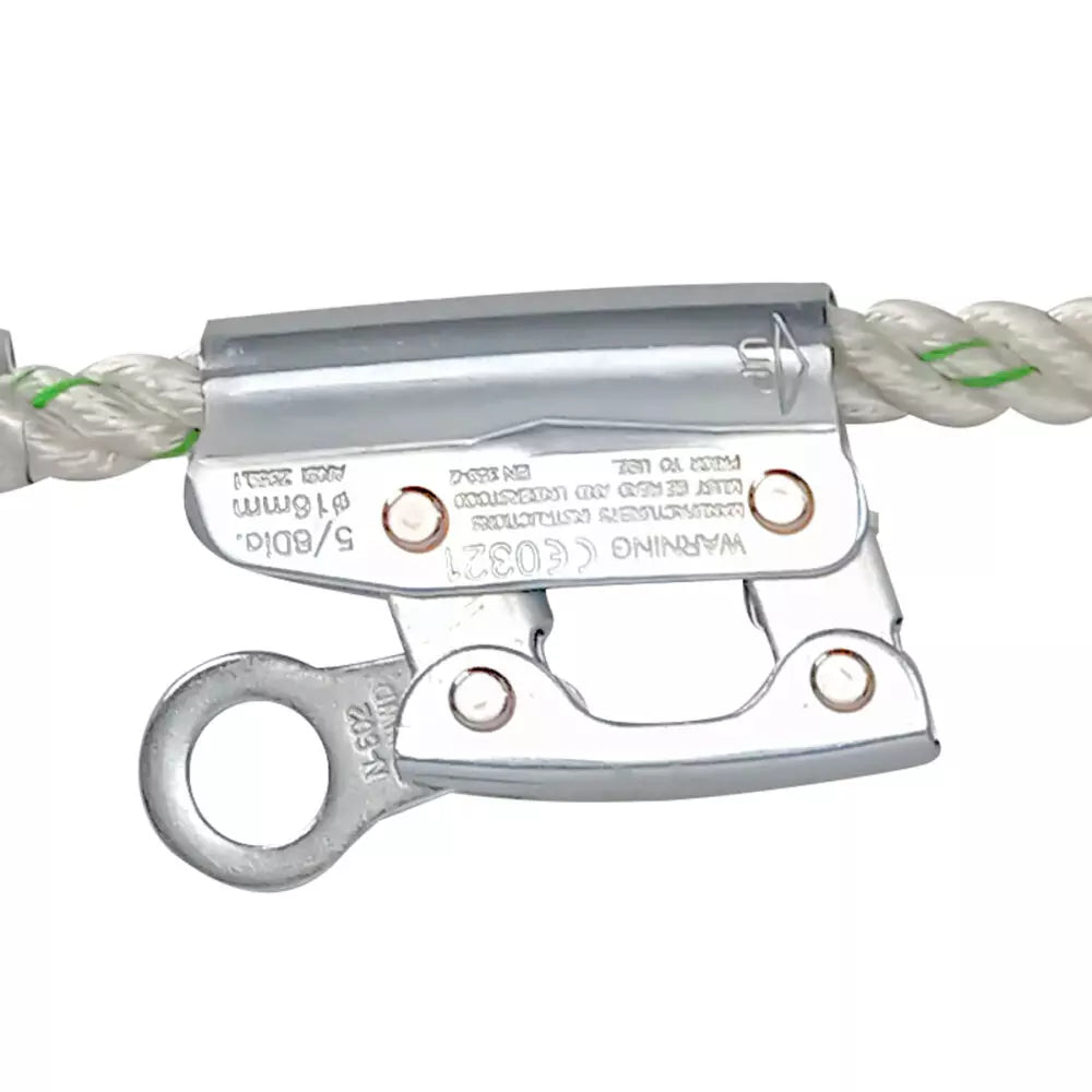 6′ Rope Positioning Assembly: Rope Ascender, Snap Hook Safewaze
