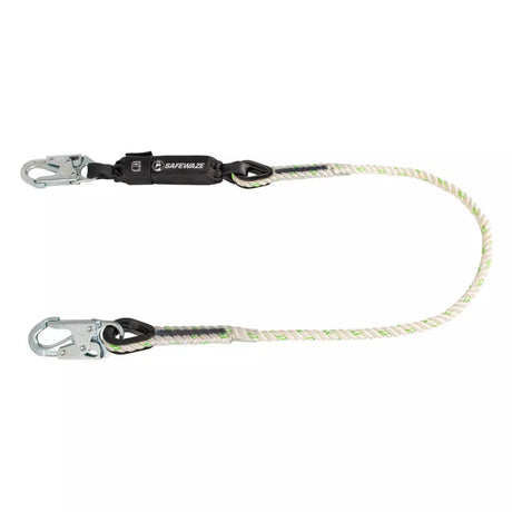 PRO 6′ Rope Energy Absorbing Lanyard: Snap Hook Safewaze