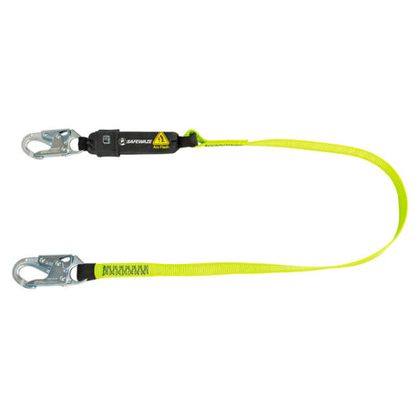 Arc Flash 6′ Energy Absorbing Lanyard: Snap Hook Safewaze