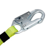 Arc Flash 4′-6′ Adjustable Energy Absorbing Lanyard: Snap Hook, Soft Loop Safewaze
