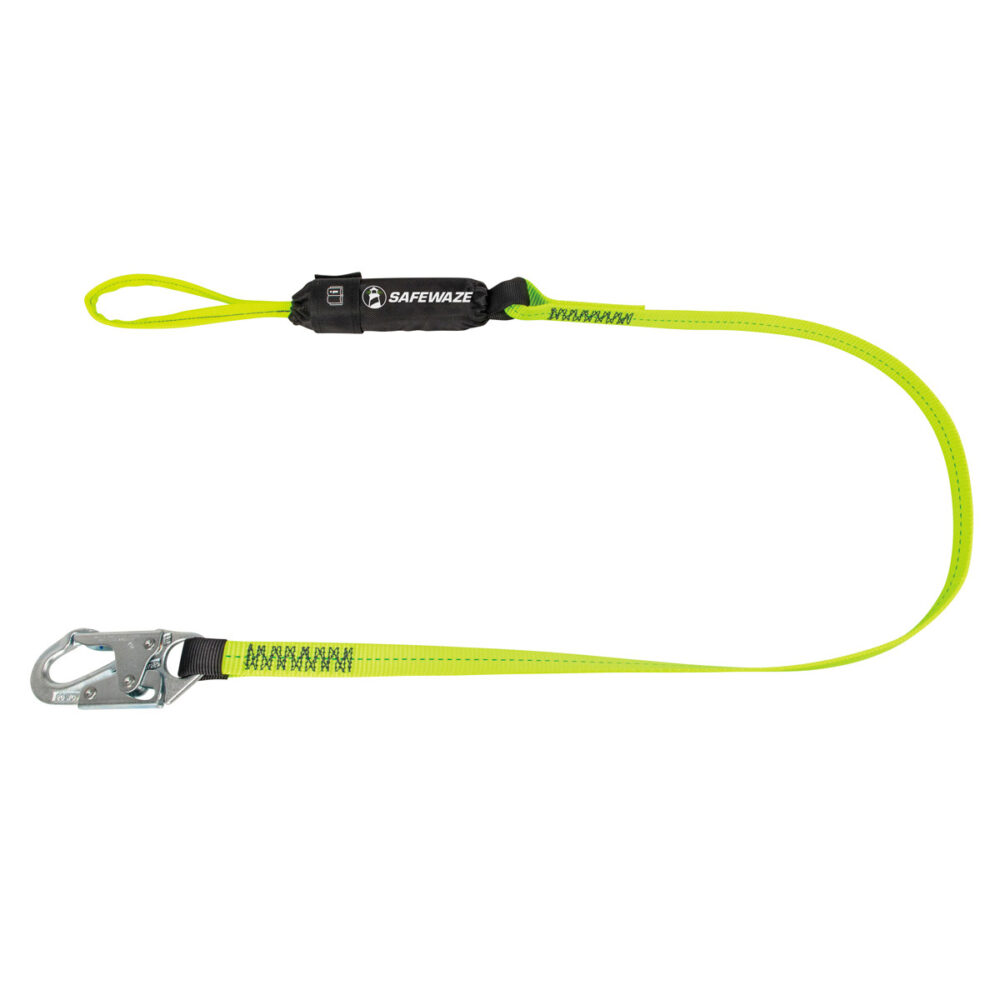 PRO 6′ Energy Absorbing Lanyard: Soft Loop Safewaze