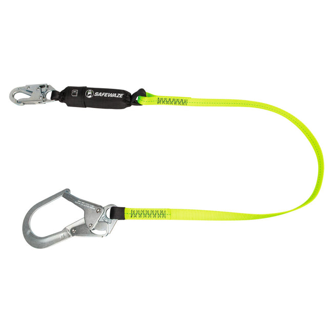PRO 6′ Energy Absorbing Lanyard: Rebar Hook Safewaze