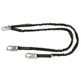 PRO 6′ Internal Energy Absorbing Lanyard: Dual Leg, Snap Hooks Safewaze