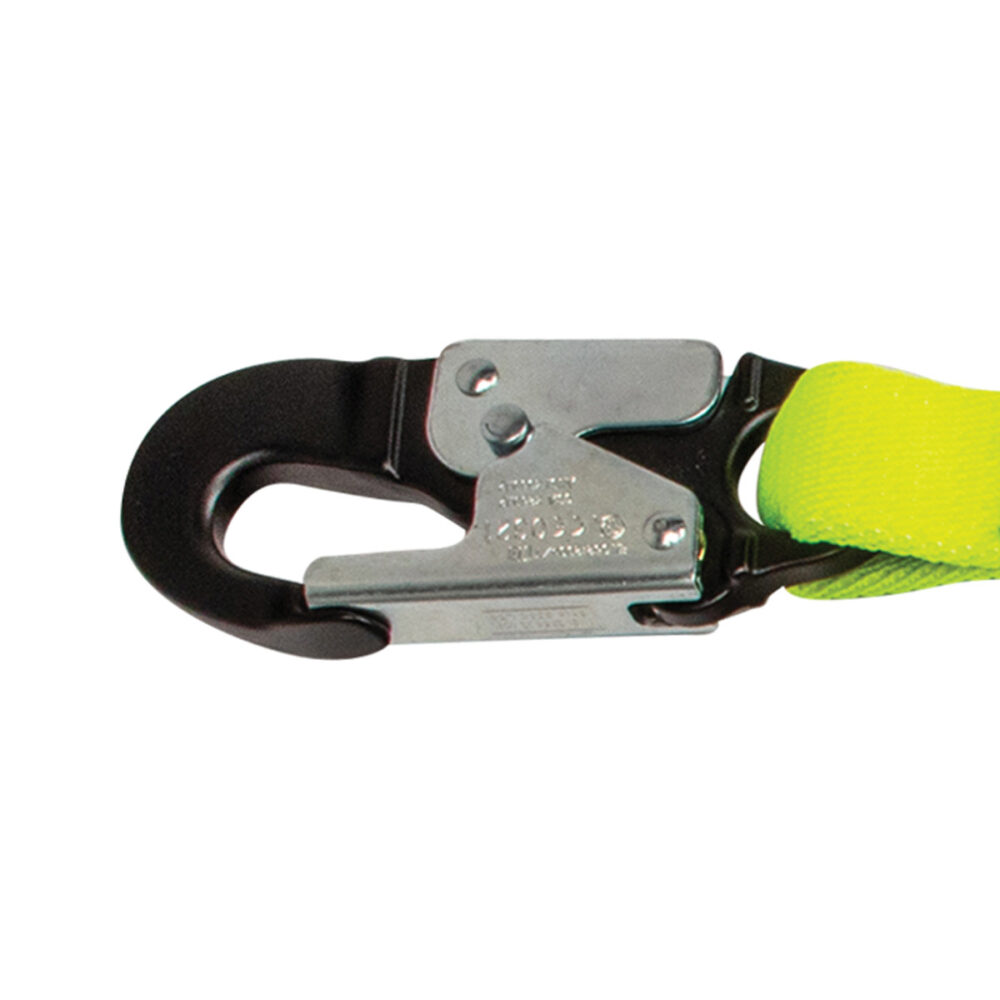 PRO 6′ Stretch Internal Energy Absorbing Lanyard: Dual Leg, Alu Snap Hooks Safewaze