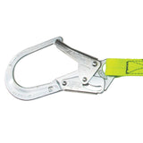 PRO 6′ Stretch Internal Energy Absorbing Lanyard: Rebar Hook Safewaze