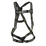 Welding Full Body Harness: 3D/1D, Aramid Web, MB Chest/Legs FS77325-FR-XS Safewaze 1 D-ring XS