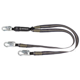 Welding 6′ Energy Absorbing Lanyard: Dual Leg, Snap Hooks Safewaze