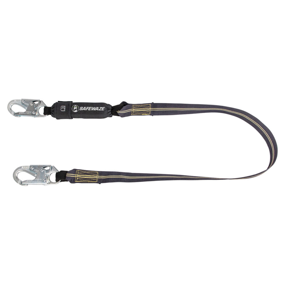 Welding 6′ Energy Absorbing Lanyard: Snap Hook Safewaze