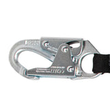 Welding 6′ Energy Absorbing Lanyard: Dual Leg, Snap Hooks Safewaze