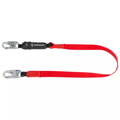 Welding 6′ Energy Absorbing Lanyard: Snap Hook Safewaze