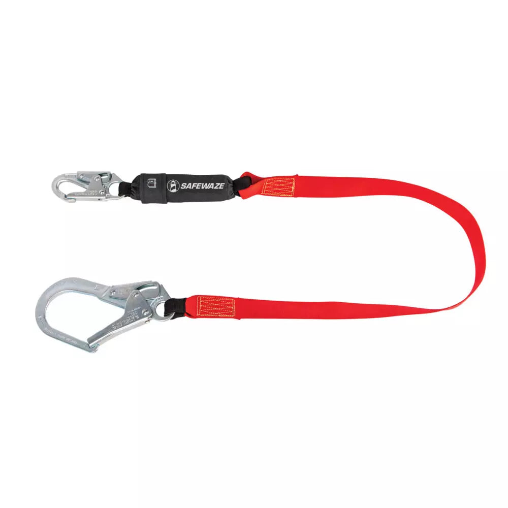 Welding 6′ Energy Absorbing Lanyard: Rebar Hook Safewaze