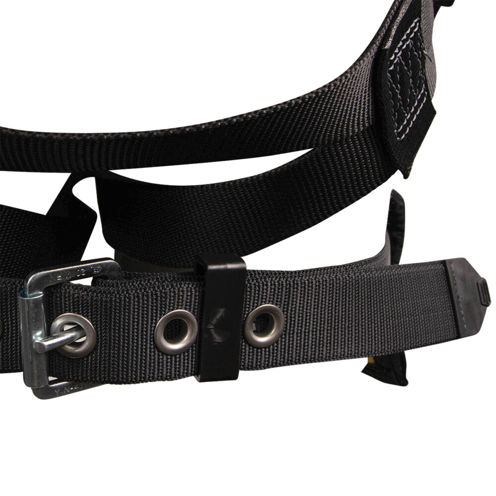 Oil & Gas Full Body Harness: 1D, Derrick Belt, Alu QC Chest, FD, TB Legs Safewaze