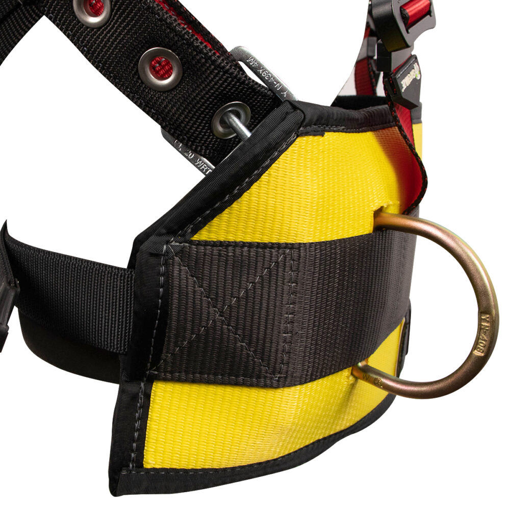 Oil & Gas Full Body Harness: 1D, Derrick Belt, Alu QC Chest, FD, TB Legs Safewaze
